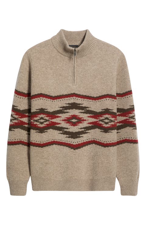Crown Point Wool Quarter Zip Sweater