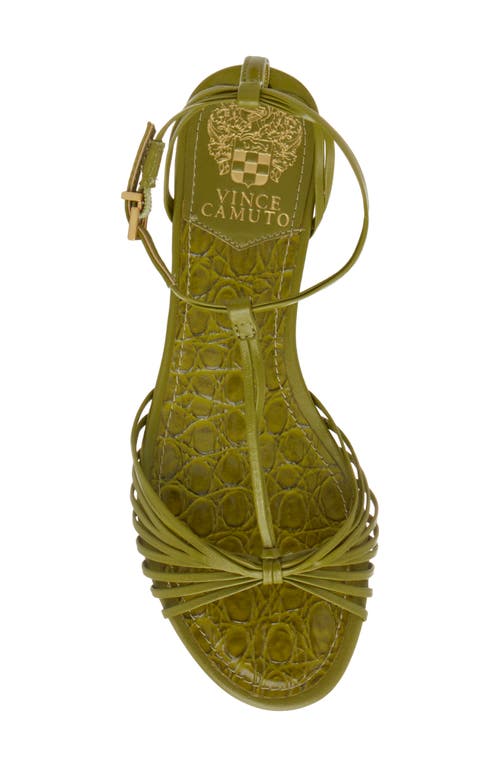 Vince Camuto Maura Ankle Strap Sandal In Green
