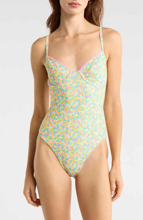Ruffle Underwire One-Piece Swimsuit