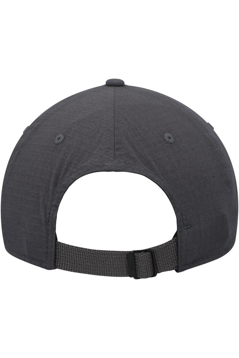 Men's Nike Charcoal Clemson Tigers Veterans Day Tactical Heritage86 Performance Adjustable Hat, Alternate, color, Charcoal