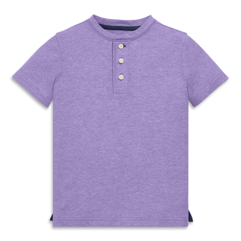 Kids Heathered Henley Tee (Toddler, Little Kid, & Big Kid)