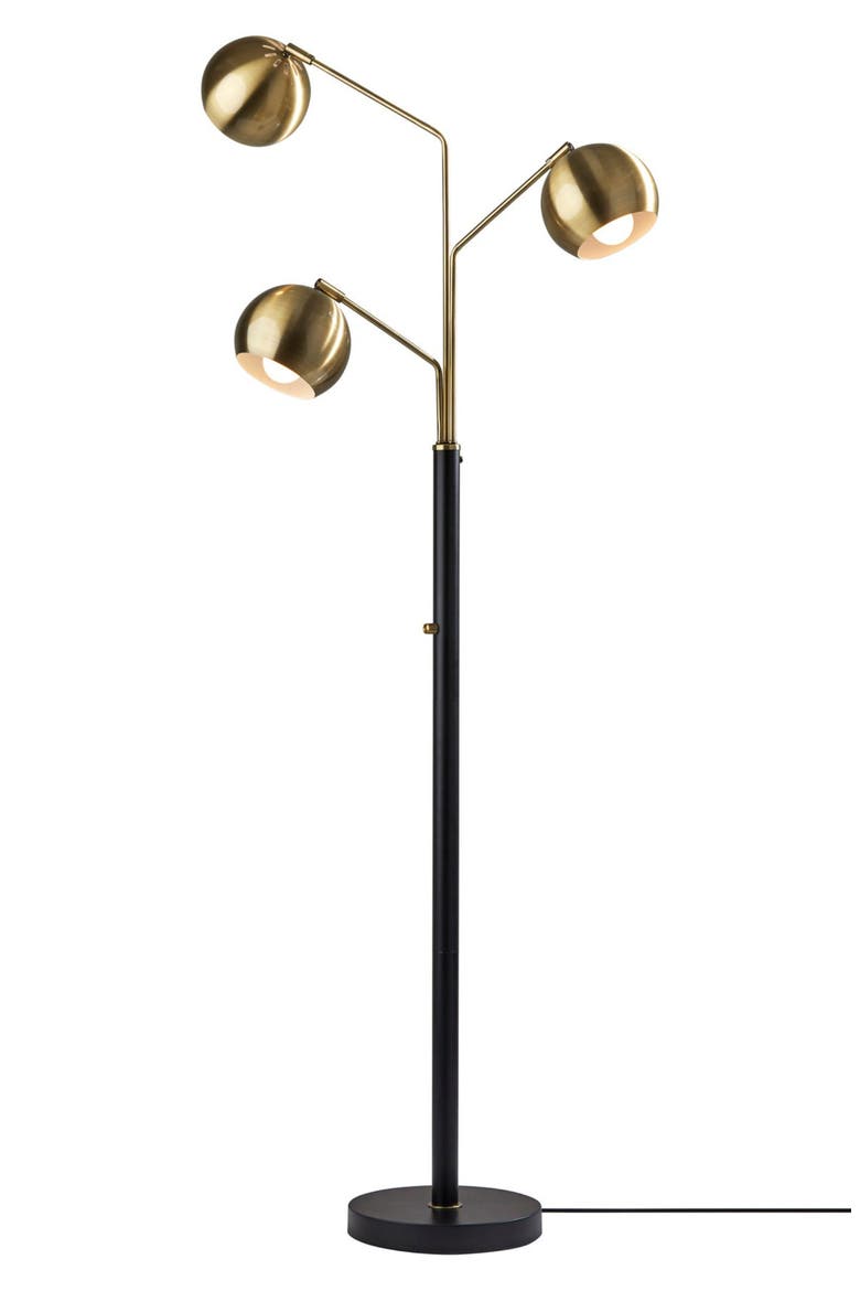 Emerson Tree Floor Lamp, Main, color, BLACK ANTIQUE BRASS