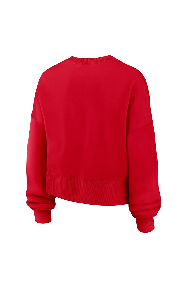 Nike Women's Nike Red Georgia Bulldogs Oversized Phoenix Arch Pullover Sweatshirt, Alternate, color, Red