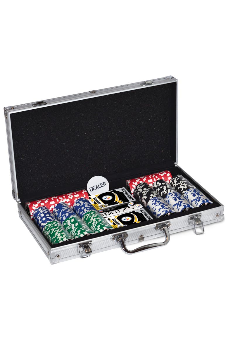 Pittsburgh Steelers 300 Piece Poker Set, Alternate, color, Multicolor