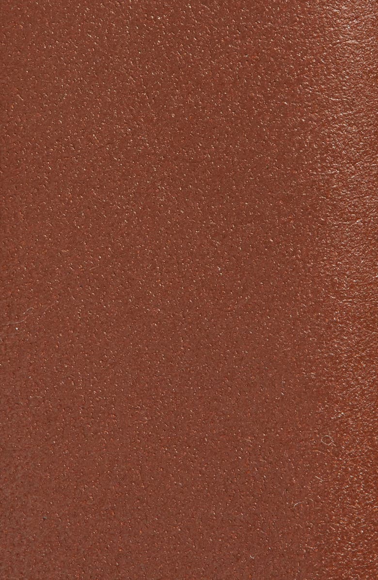 Burberry Topstitch Leather Belt, Alternate, color,