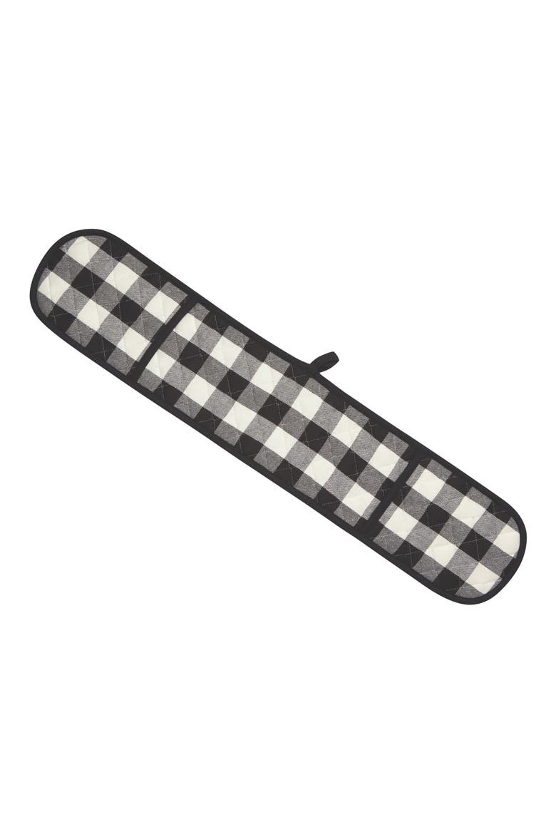 Double Chef Oven Mitt, Alternate, color, BLACK
