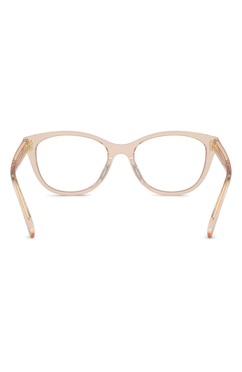 Tory Burch 53mm Pillow Optical Glasses, Alternate, color, 