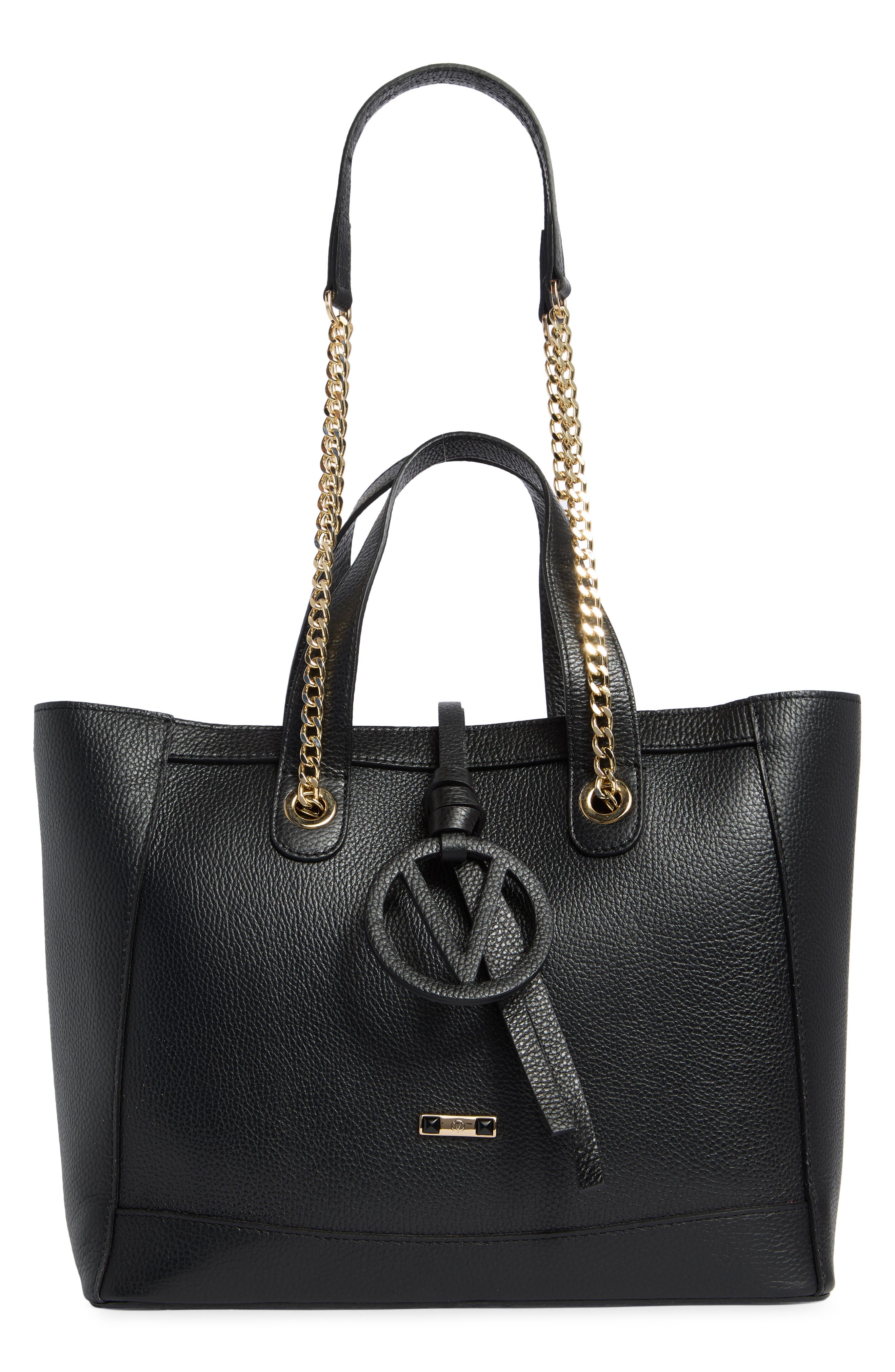VALENTINO BY MARIO VALENTINO Sophie Medallion Leather Tote Bag