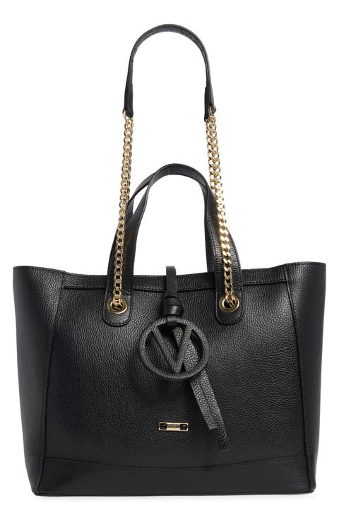 Sophie Medallion Leather Tote Bag