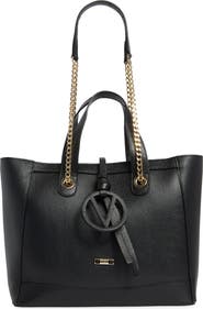 VALENTINO BY MARIO VALENTINO Sophie Medallion Leather Tote Bag