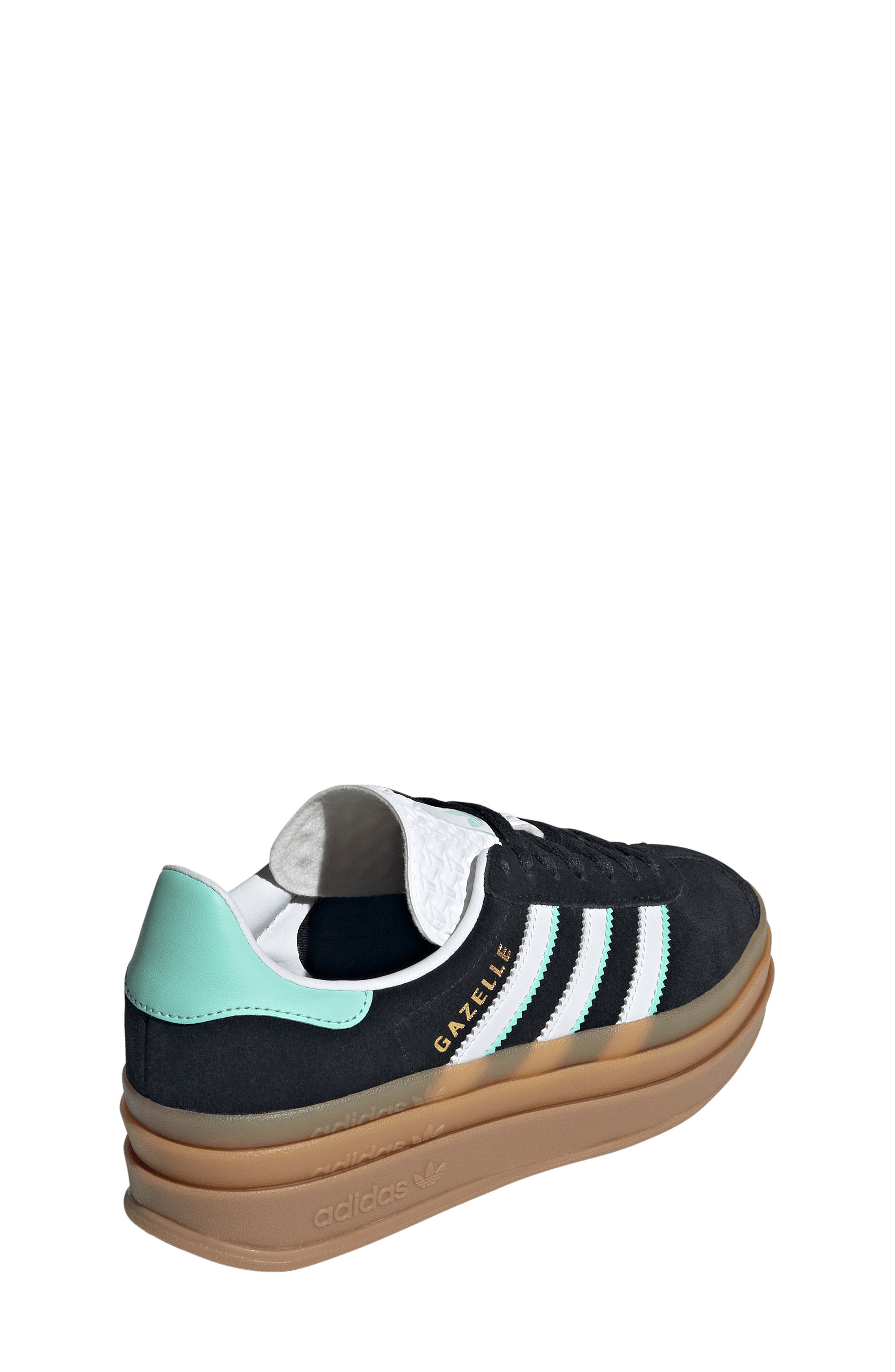adidas Kids' Gazelle Bold Sneaker, Alternate, color, Core Black