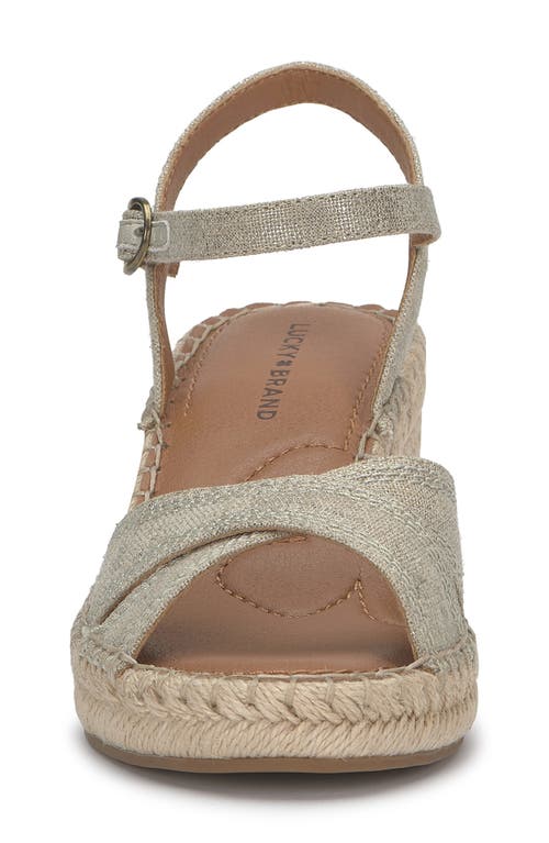 LUCKY BRAND LUCKY BRAND CANDYR PLATFORM WEDGE SANDAL