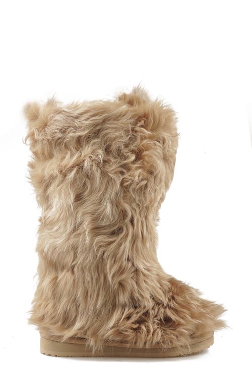 Zigi Raylynn Faux-fur Tall Boot In Natural