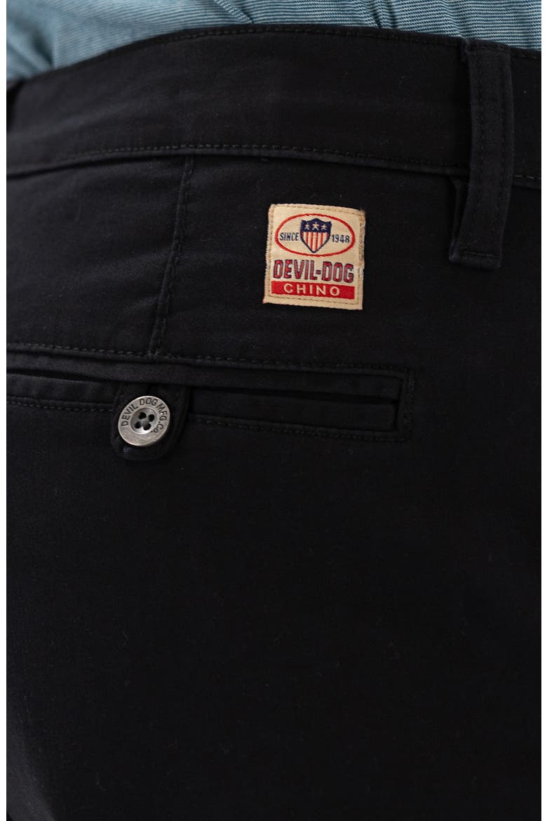7-Inch Performance Stretch Chino Shorts, Alternate, color, BLACK