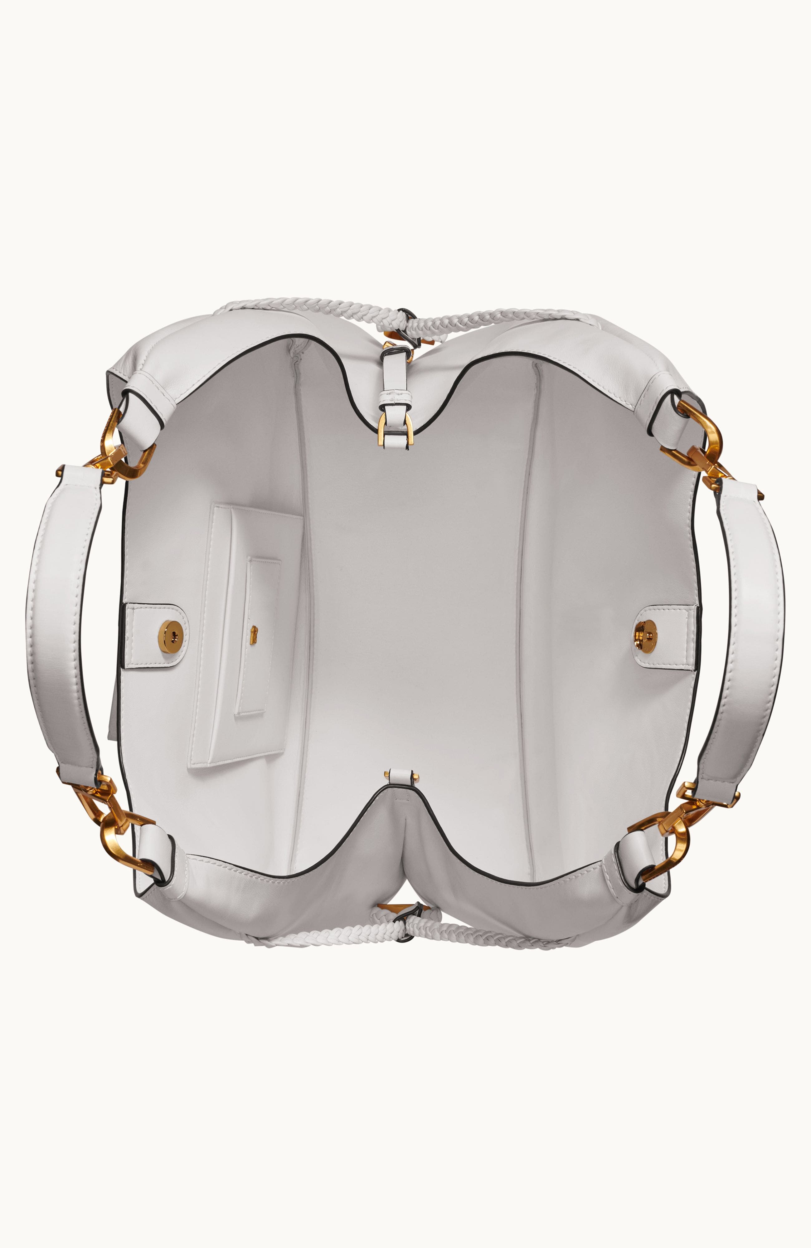 Donna Karan New York Bellerose Hobo, Alternate, color, Brillant White