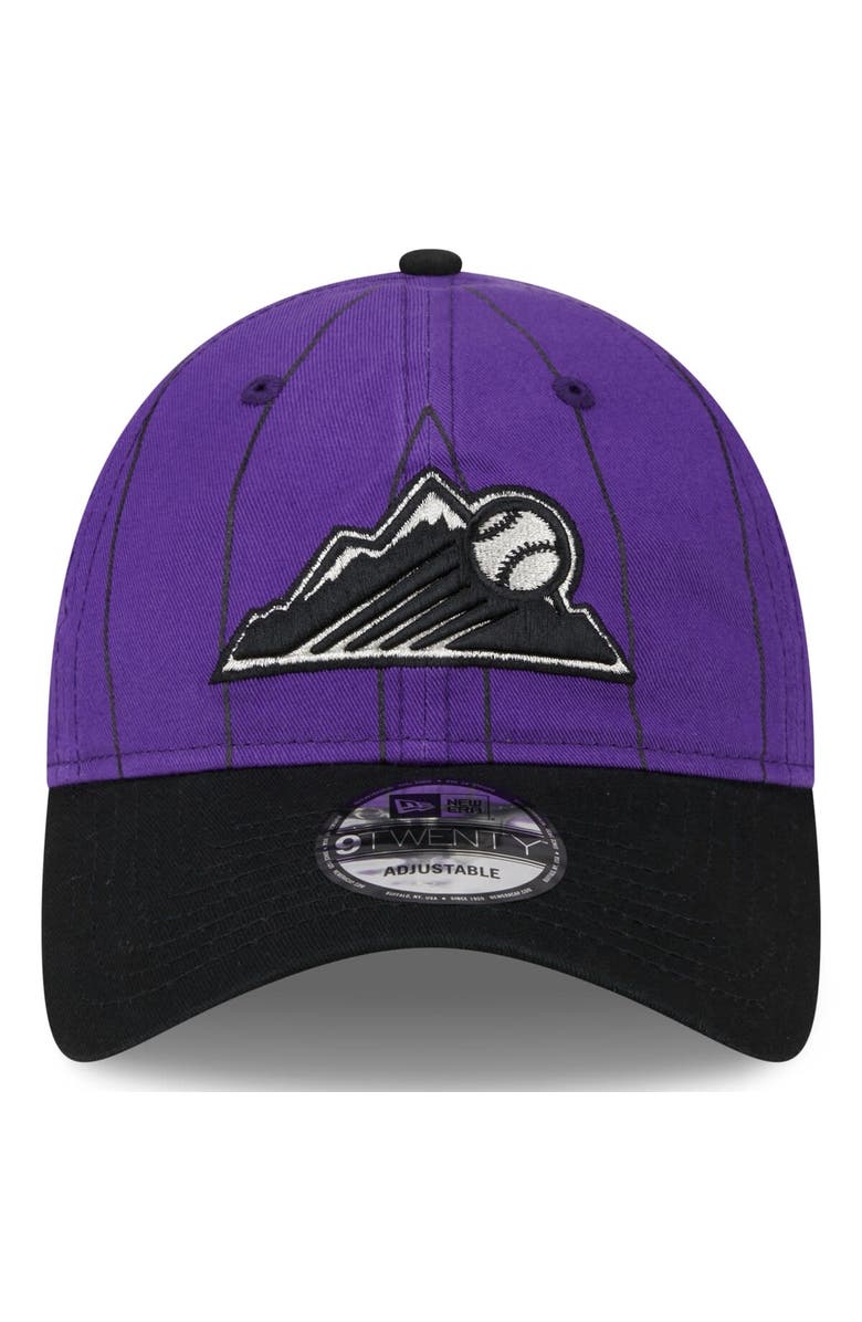 New Era Youth New Era Purple Colorado Rockies 2024 Batting Practice 9TWENTY Adjustable Hat, Alternate, color,