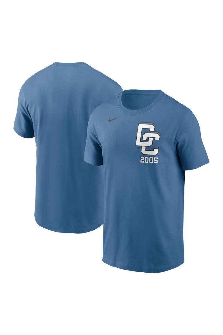 Men's Nike Blue Washington Nationals 2025 City Connect Wordmark T-Shirt, Alternate, color, Blue
