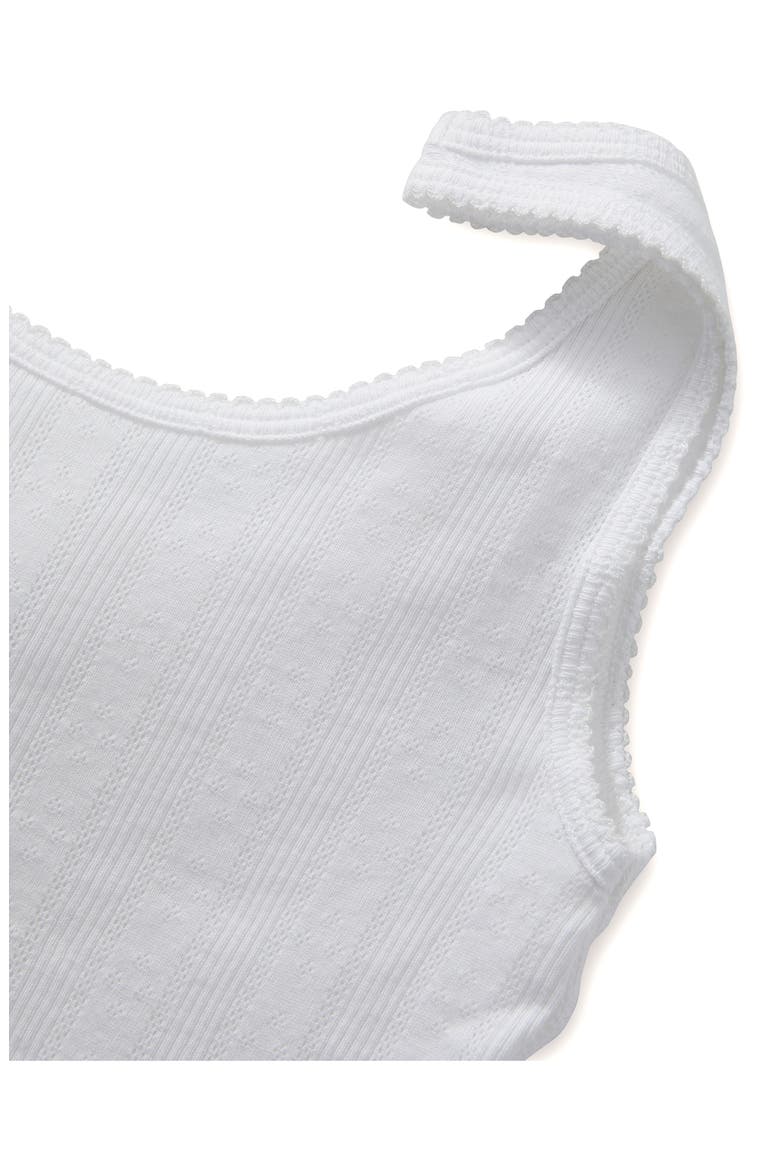 Pima Cotton Pointelle Tank, Alternate, color, WHITE