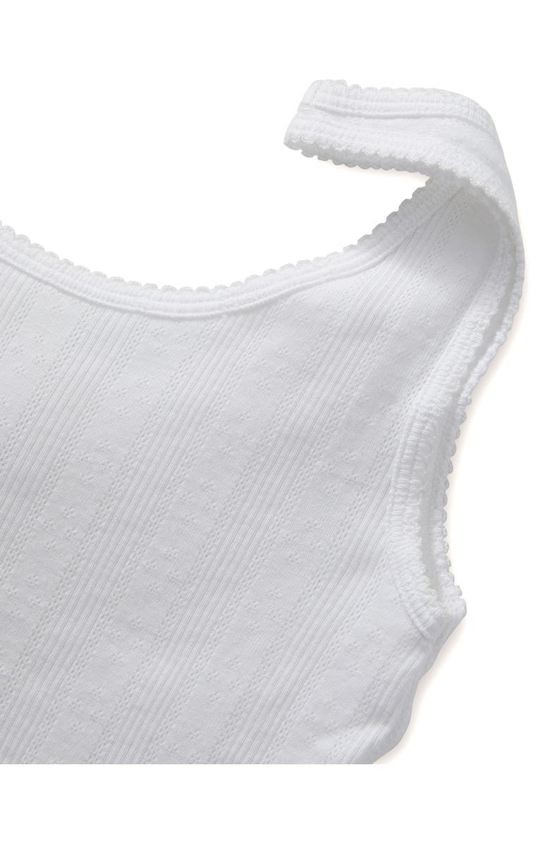 Petite Plume Pima Cotton Pointelle Sleep Tank, Alternate, color, 