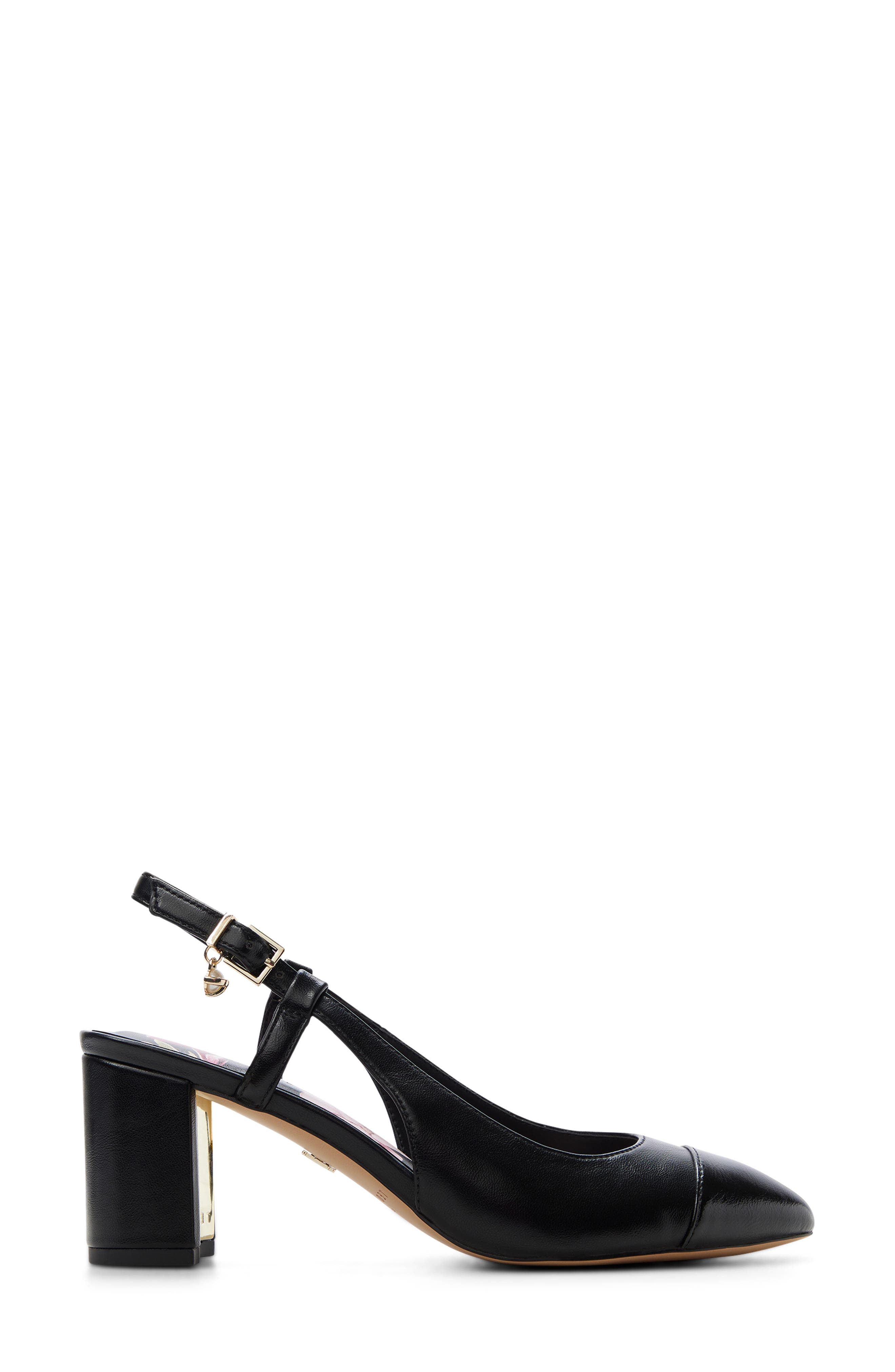 Millie Slingback Pump, Alternate, color, SMOOTH BLACK