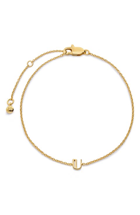 Initial Chain Bracelet