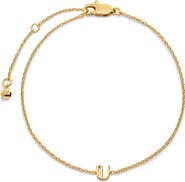 Monica Vinader Initial Chain Bracelet