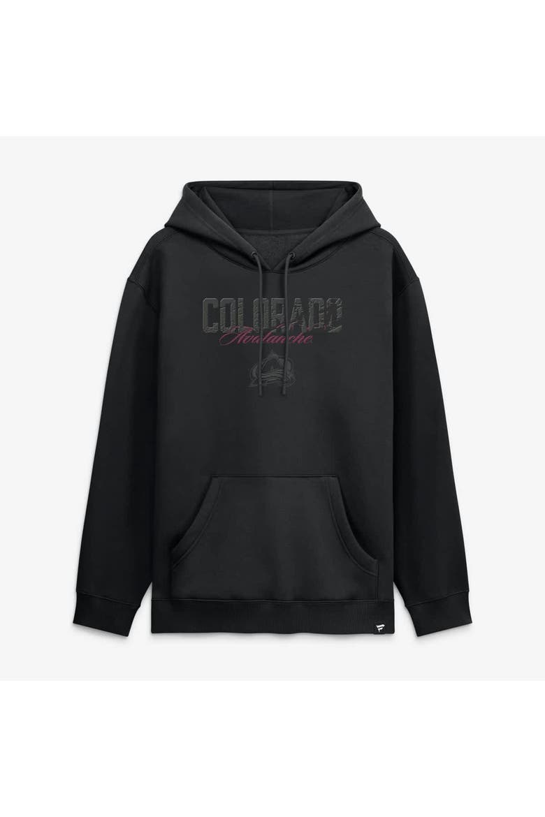 Men's Fanatics Colorado Avalanche Black Out Hoodie, Main, color, Black