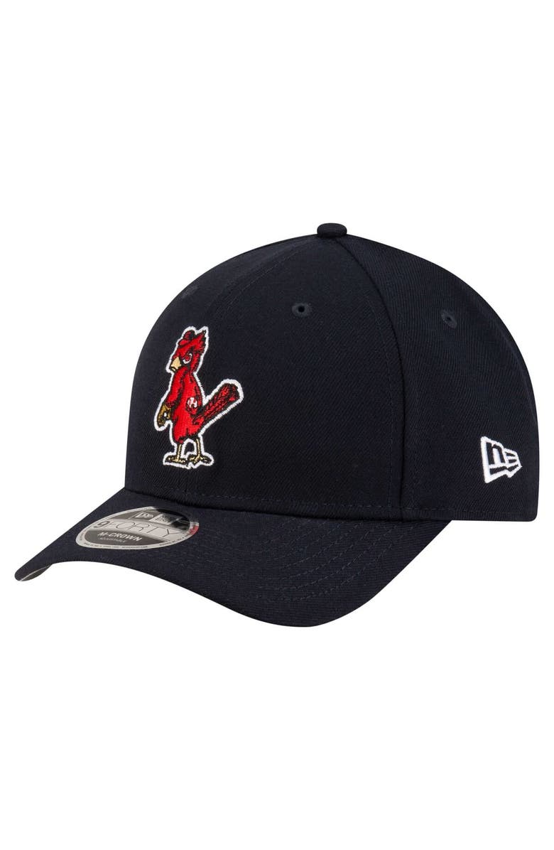 New Era Men's New Era Black St. Louis Cardinals Player Replica 9FORTY Adjustable Hat, Main, color, 