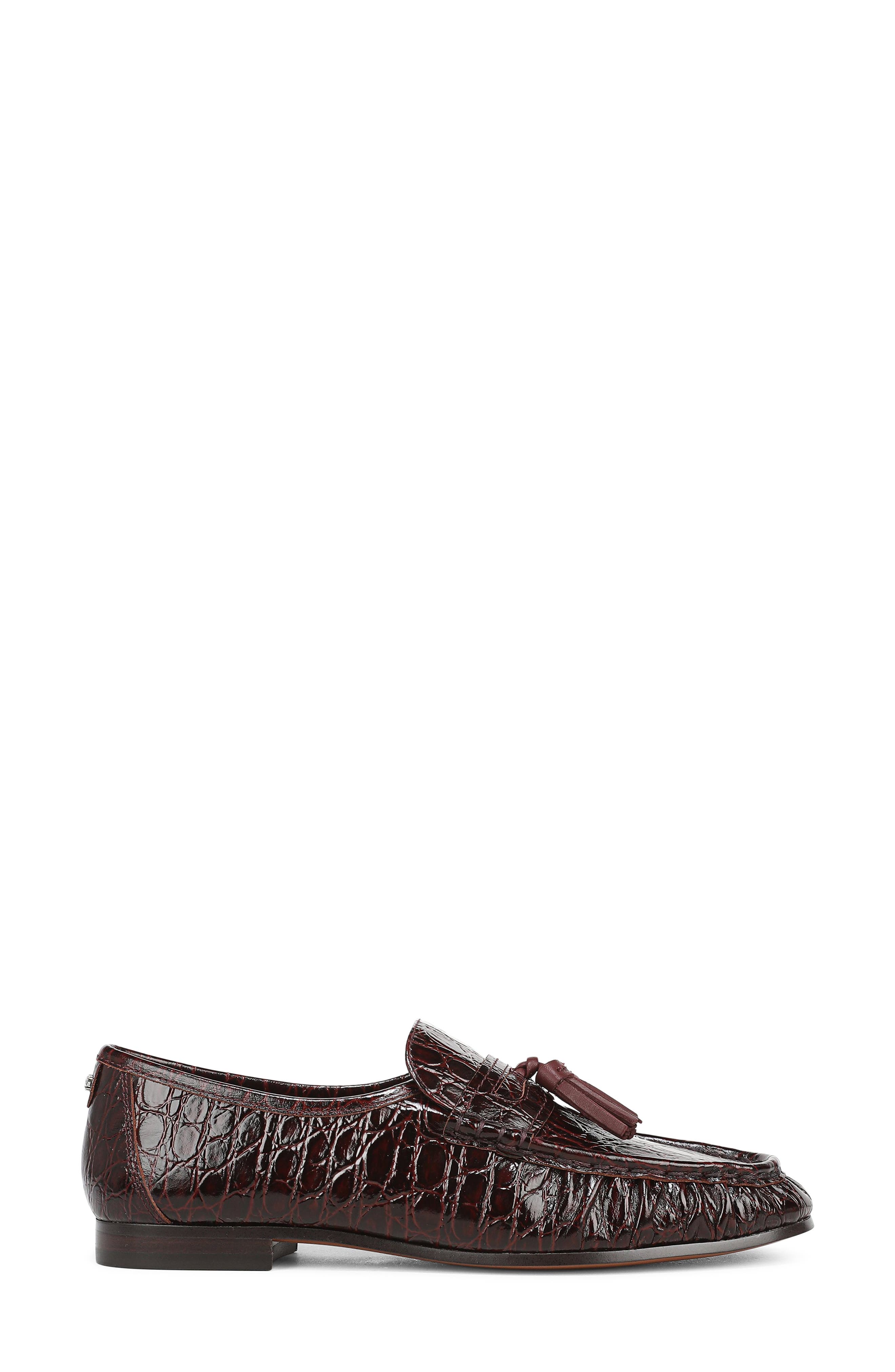 Lana Tassel Loafer, Alternate, color, MERLOT