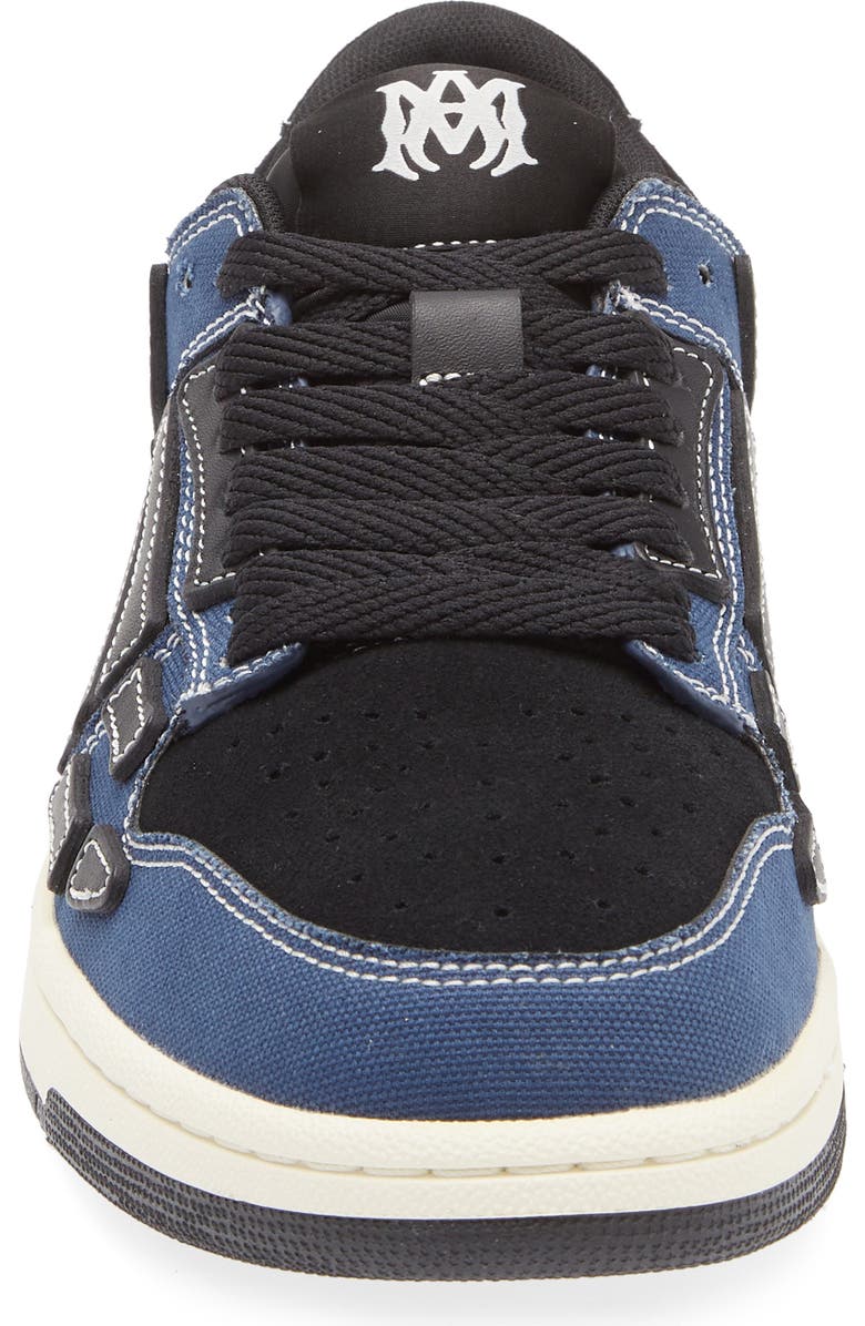 AMIRI Skeleton Low Top Sneaker, Alternate, color, Navy