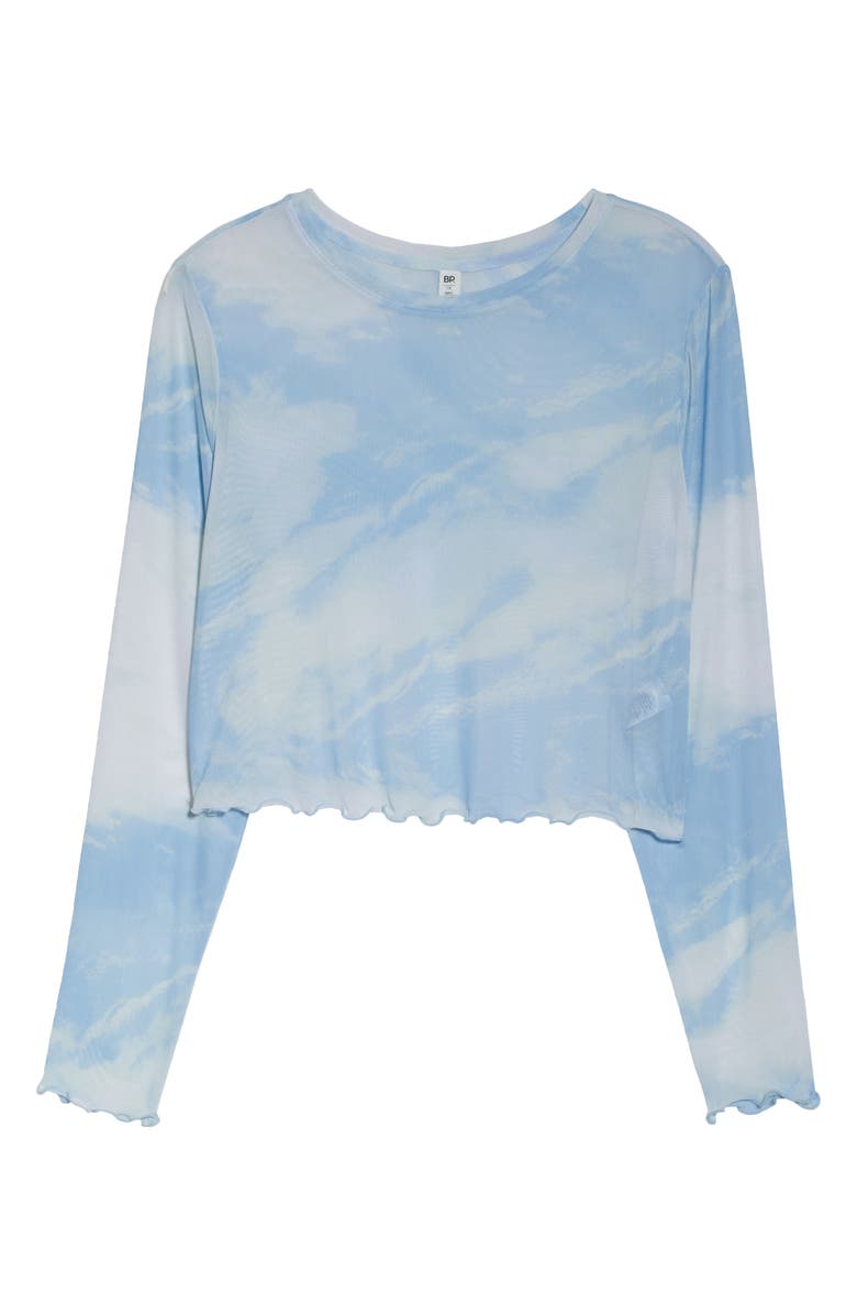 BP. Print Mesh Long Sleeve Top, Alternate, color, 
