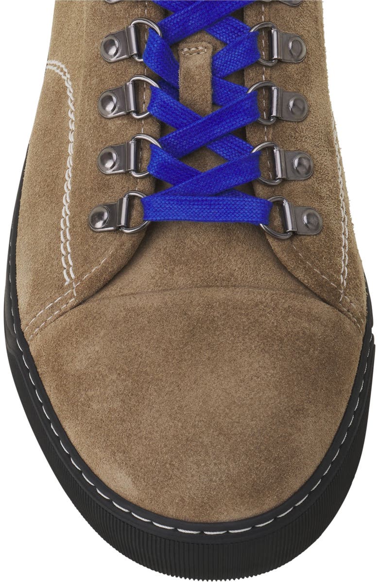 Lanvin Dbb1 Hiking Sneakers In Suede, Alternate, color,