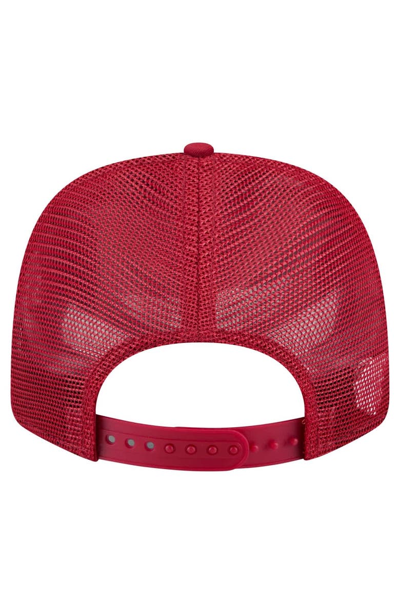 New Era Men's New Era Crimson Indiana Hoosiers Primary 9SEVENTY Trucker Stretch-Snap Hat, Alternate, color, Crimson