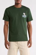 The Forecast Agency Peanuts® Records Cotton Graphic T-Shirt