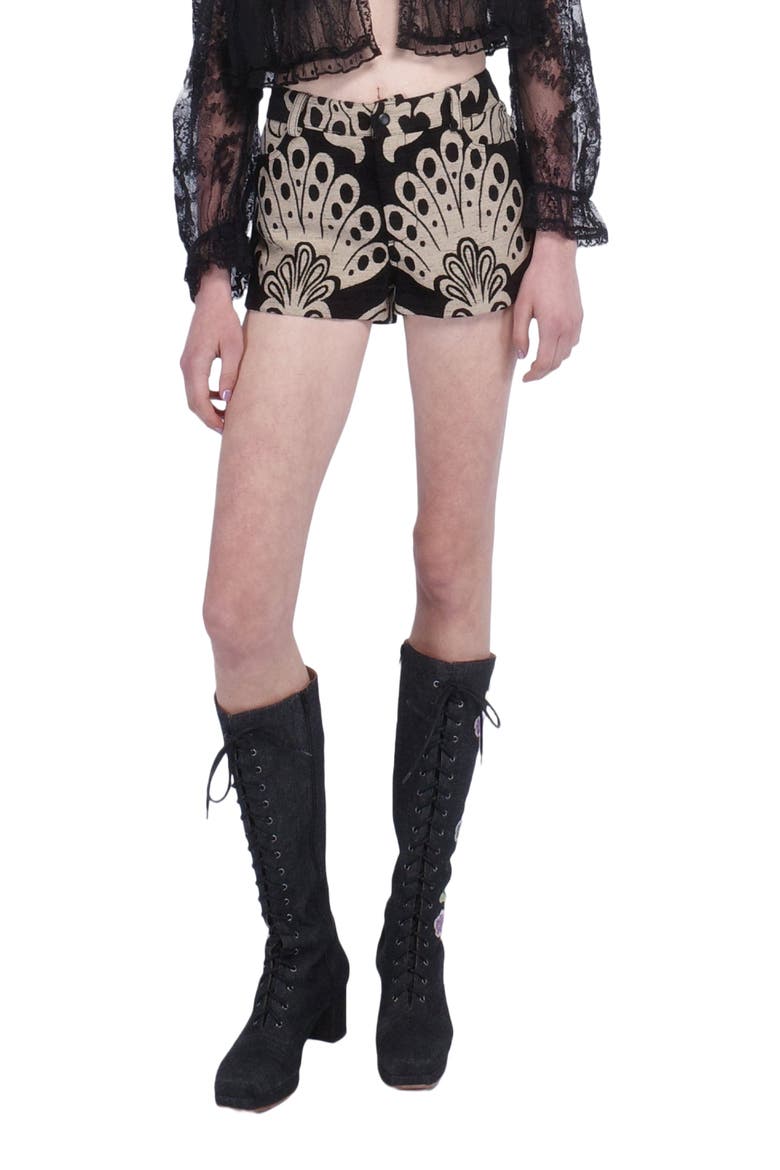 Beardsley Tapestry Shorts, Main, color, Black Multi
