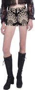 Anna Sui Beardsley Tapestry Shorts