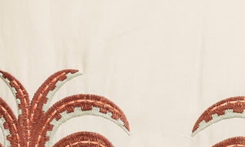 Johanna Ortiz Tributaries Palm-tree Embroidered Cut-out Maxi Dress In Multi