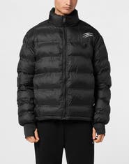 PLEIN SPORT Lightweight Zipped Jacket Ls Scratch Men