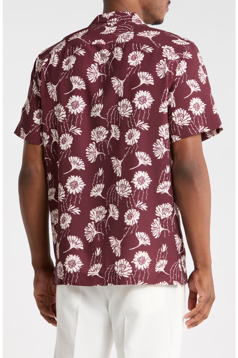 Floral Seersucker Camp Shirt, Alternate, color, PORT ROYALE
