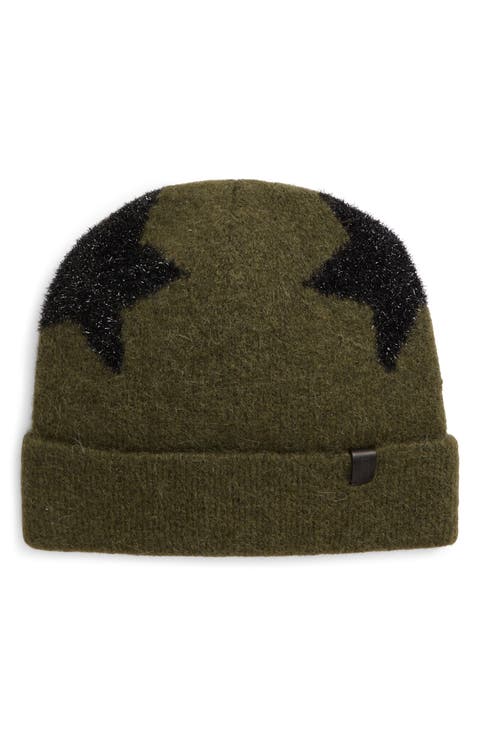 Metallic Star Beanie