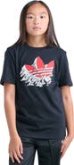 adidas Originals Kids' Gum Logo Cotton Graphic T-Shirt