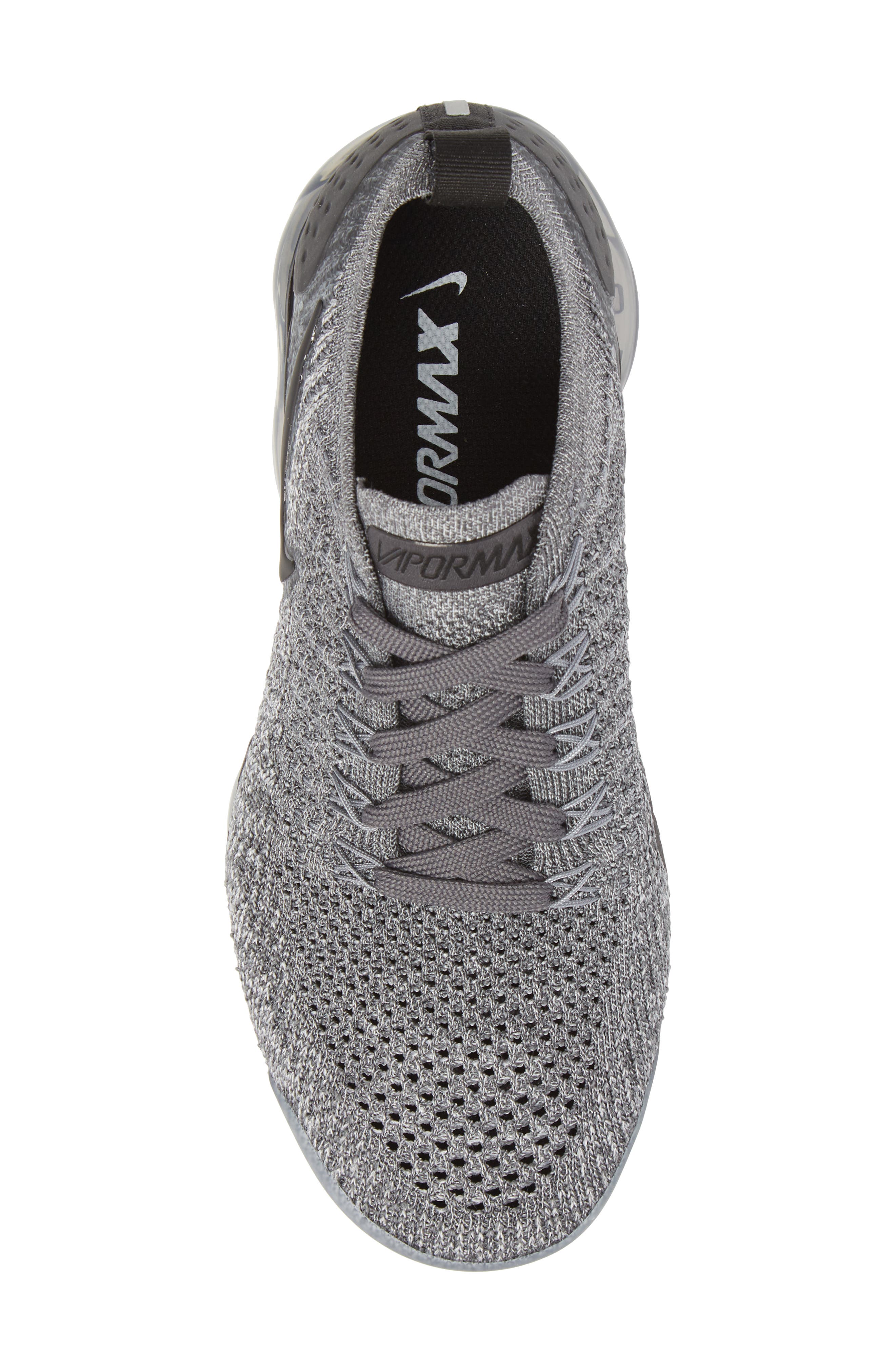 Air VaporMax Flyknit 2 Sneaker, Alternate, color, DARK GREY/ WHITE