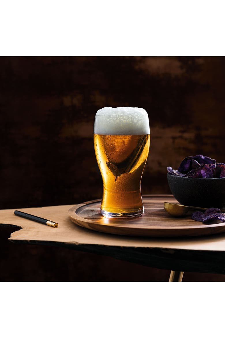 Purismo Beer Pint Glass  Set of 2, Alternate, color, clear