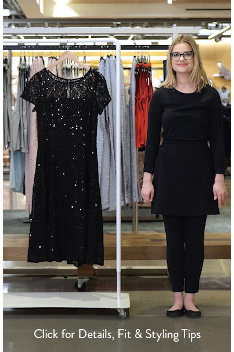 Sequin Lace Midi Dress video
