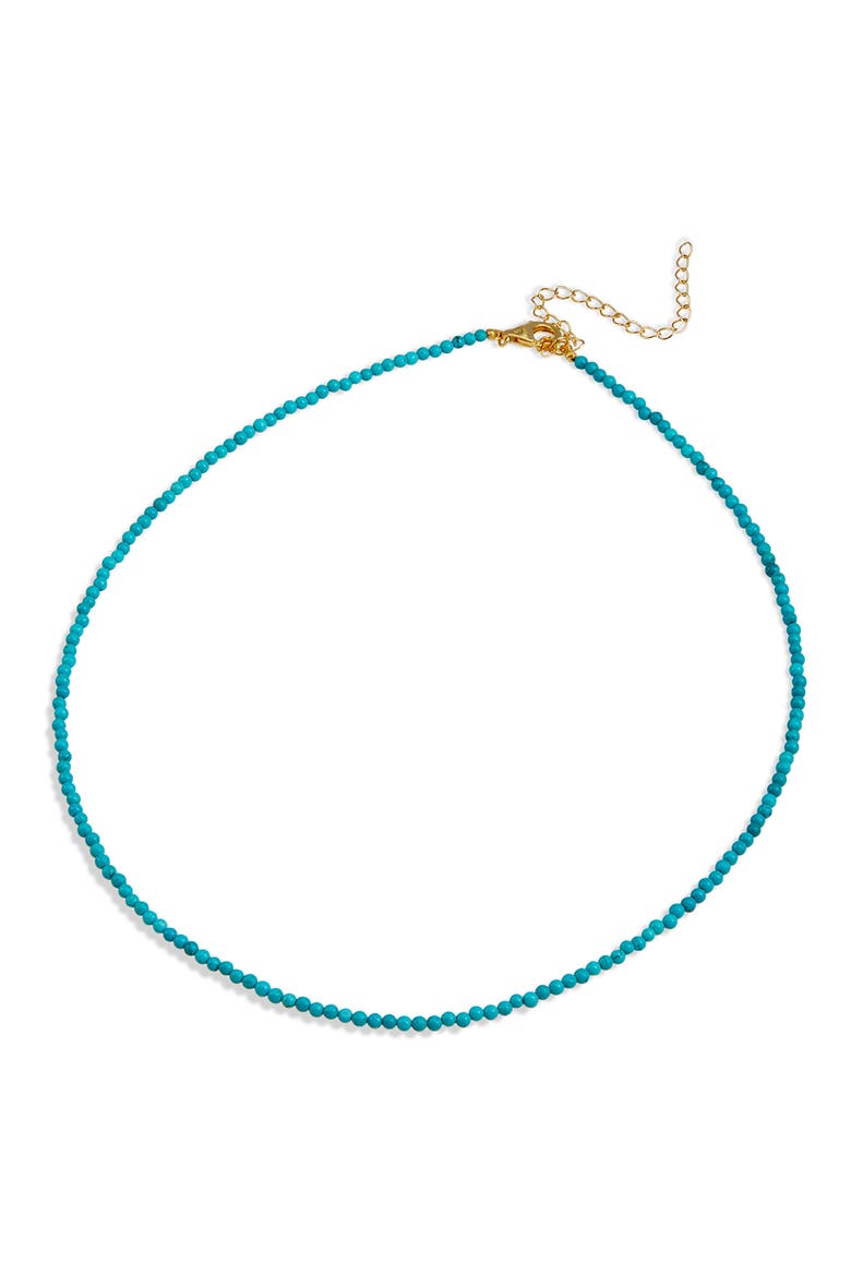 Turquoise Beaded Necklace, Main, color, GREEN