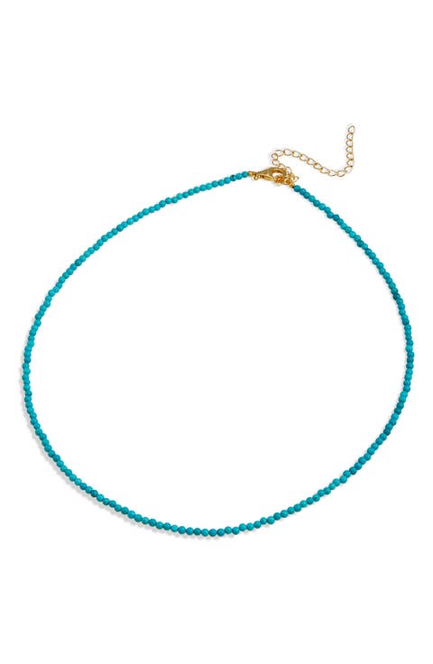 Turquoise Beaded Necklace