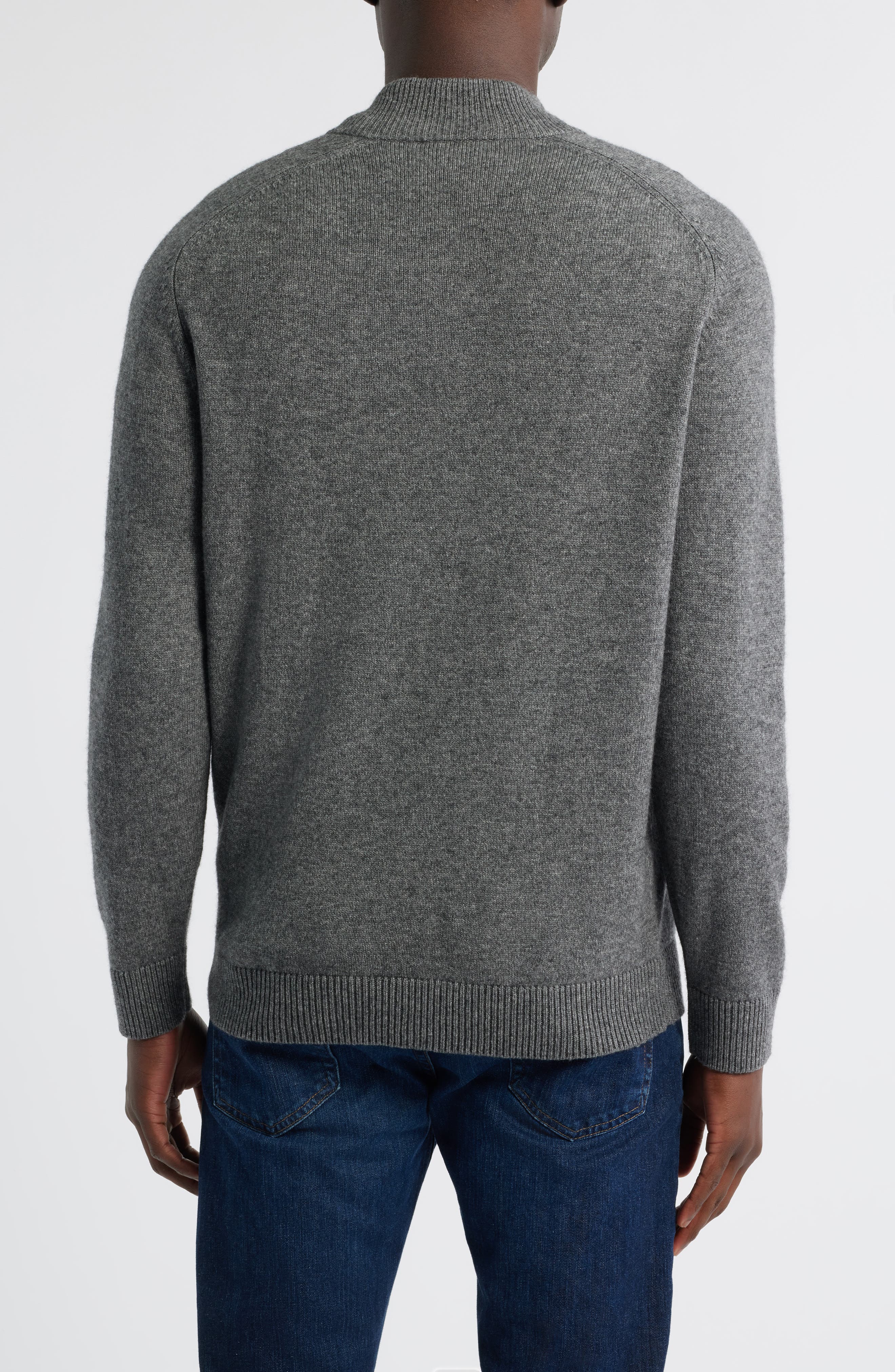 Crescent Wool Blend Quarter Zip Sweater - image 2