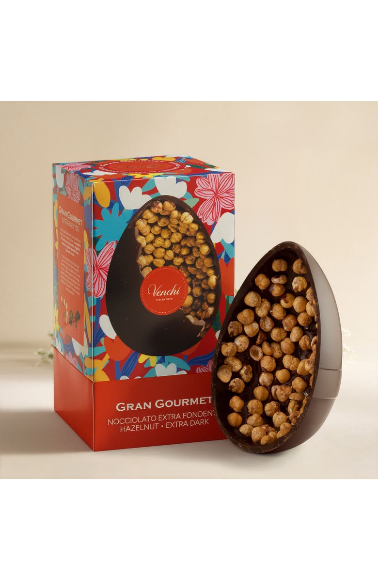 Venchi Easter Gran Gourmet 70% Extra Dark Hazelnut Egg, Alternate, color, 