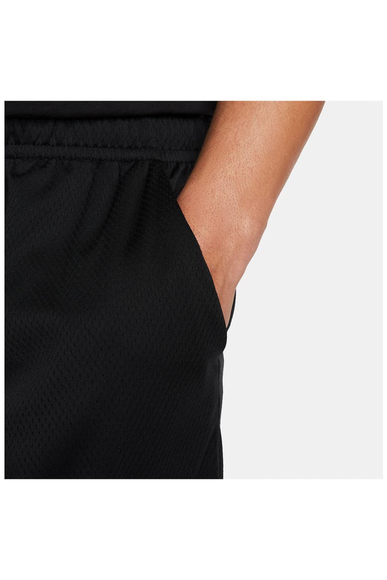 Club Flow Mesh Shorts, Alternate, color, BLACK/ WHITE