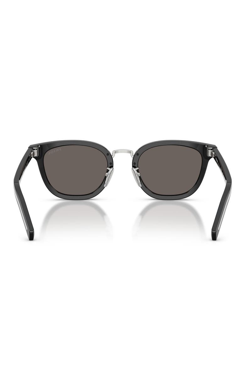 49mm Cat Eye Sunglasses, Alternate, color, BLACK / DARK GREY